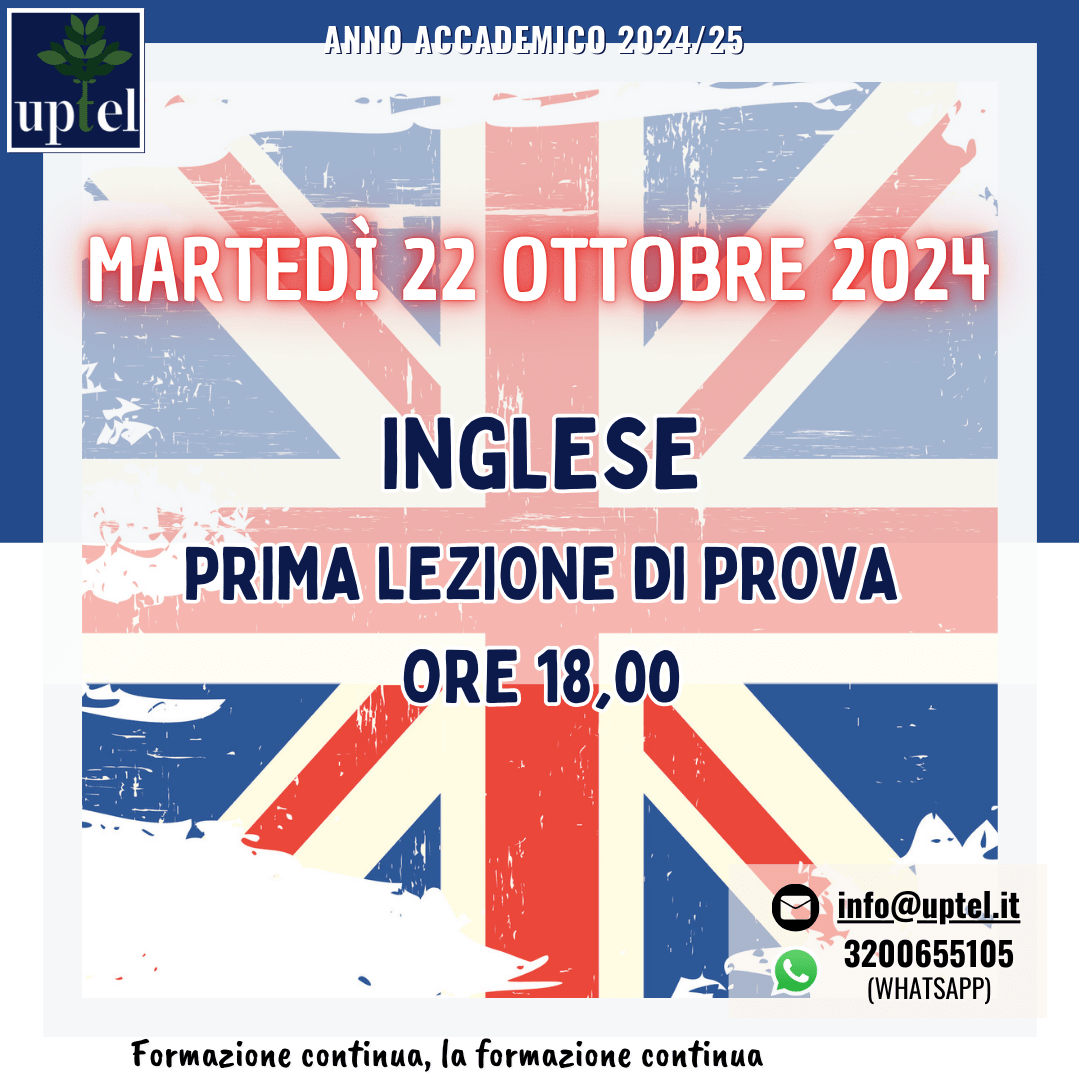 Lezione di prova di inglese